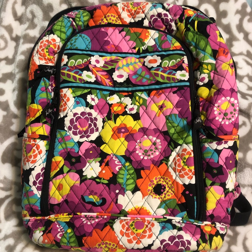 Va Va Bloom print Vera Bradley laptop backpack
